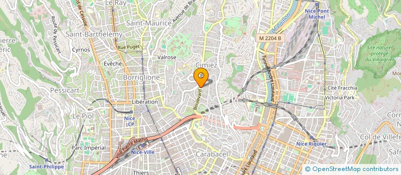 localisation de l'entreprise EC2 ROVELLI MURAT  NICE