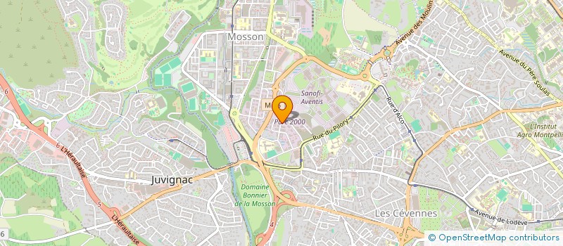 localisation de l'entreprise EC2E - ETUDE DE CONCEPTION ET D'EXECUTION EN ELECTRICITE  MONTPELLIER