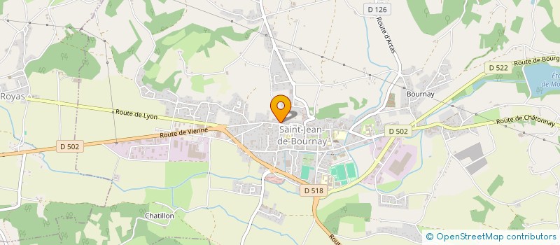 localisation de l'entreprise EC2F à SAINT-JEAN-DE-BOURNAY