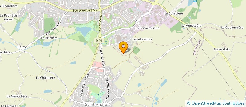 localisation de l'entreprise EC2H à SEVREMOINE