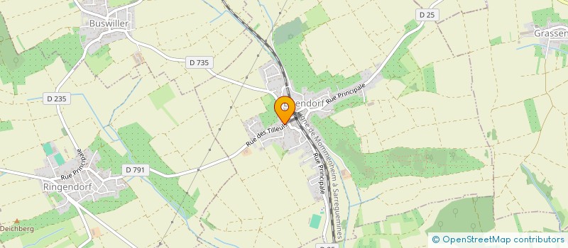 localisation de l'entreprise EC2I  ETTENDORF