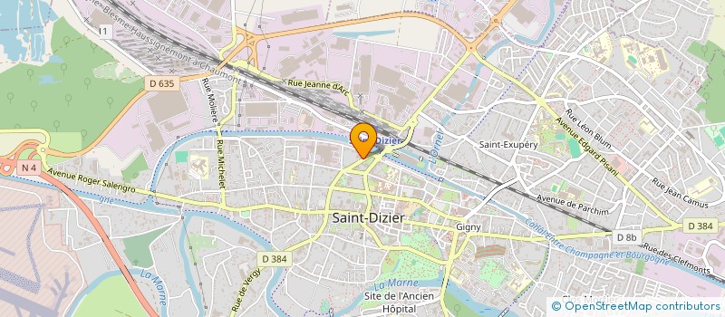 localisation de l'entreprise EC2I ENGINEERING - CONSULTANCY - INNOVATION - INDUSTRY à SAINT-DIZIER