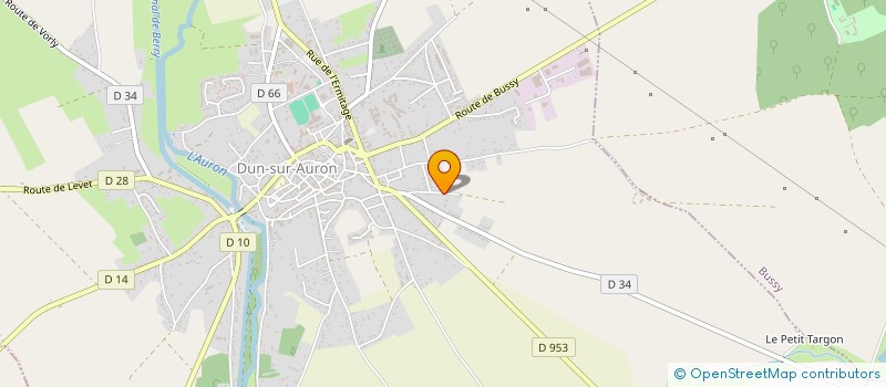 localisation de l'entreprise EC2L CHASSET  DUN-SUR-AURON