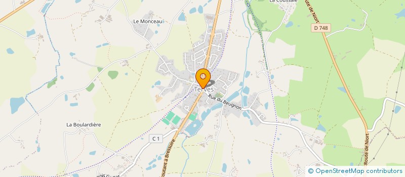 localisation de l'entreprise EC2M à CHOLET