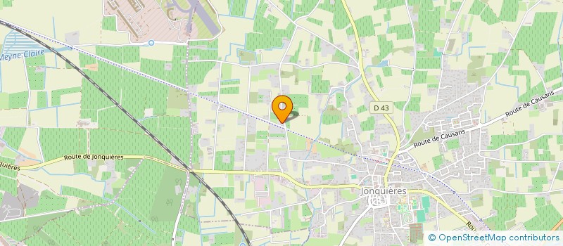 localisation de l'entreprise EC2M à JONQUIERES