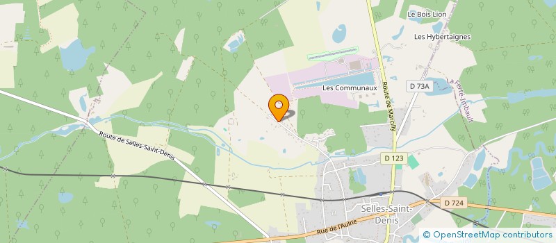 localisation de l'entreprise EC2S BRETON  SELLES-SAINT-DENIS