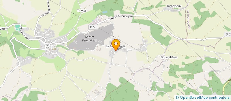 localisation de l'entreprise EC2S INDUSTRIES  ARTAS