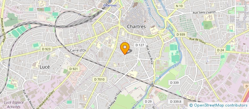 localisation de l'entreprise EC2WEB à CHARTRES