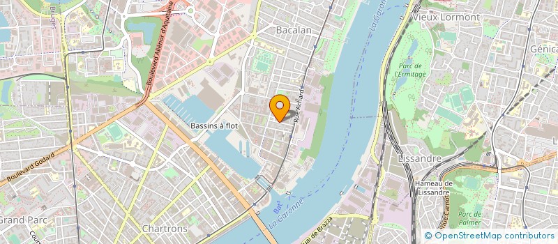 localisation de l'entreprise EC2Z à BORDEAUX