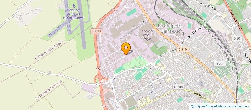 localisation de l'entreprise EC3 CONSEILS  LA CHAPELLE-SAINT-LUC