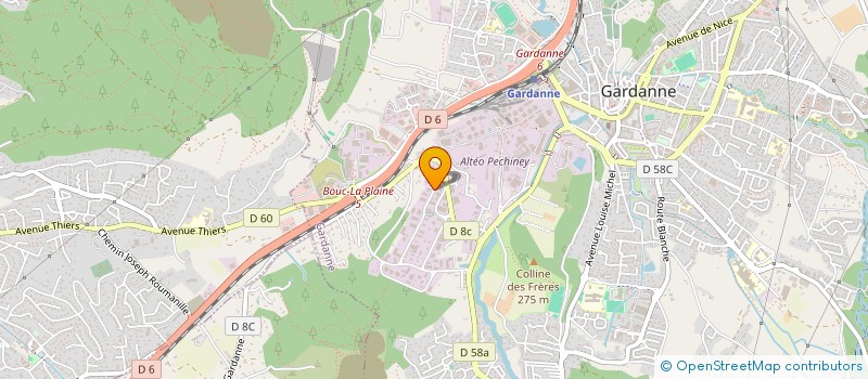 localisation de l'entreprise EC3 PAYES & CONSEILS à GARDANNE