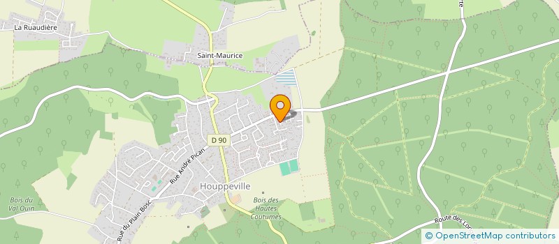 localisation de l'entreprise EC3A IMMO  HOUPPEVILLE