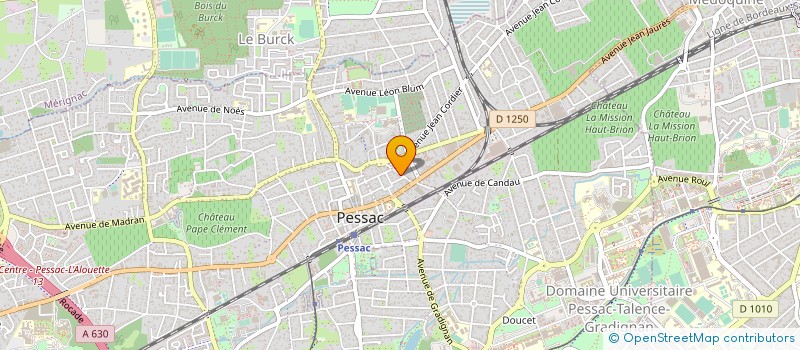 localisation de l'entreprise EC3M INVEST  PESSAC