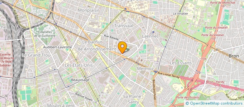 localisation de l'entreprise EC6  LYON