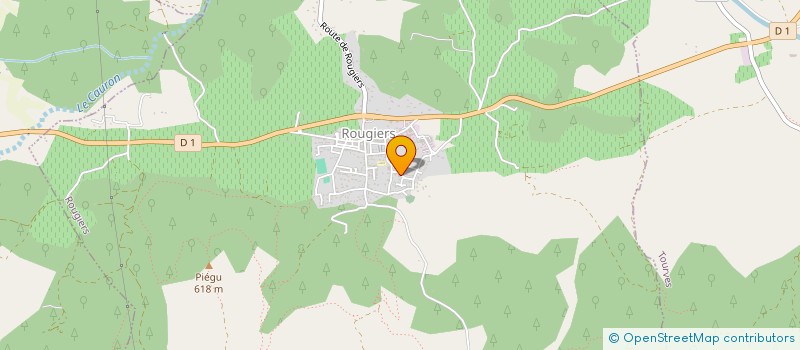 localisation de l'entreprise ECA 1  ROUGIERS