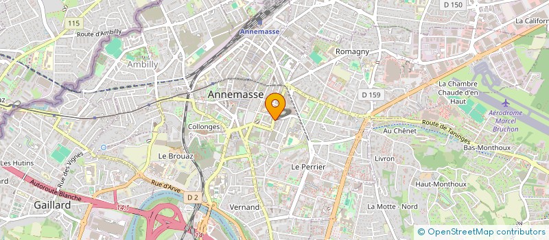 localisation de l'entreprise ECA à ANNEMASSE