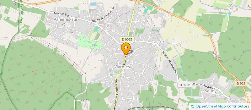 localisation de l'entreprise ECA  VIARMES