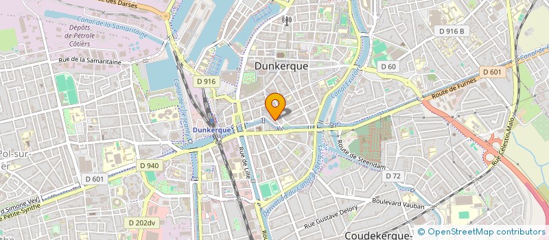 localisation de l'entreprise ECA à DUNKERQUE