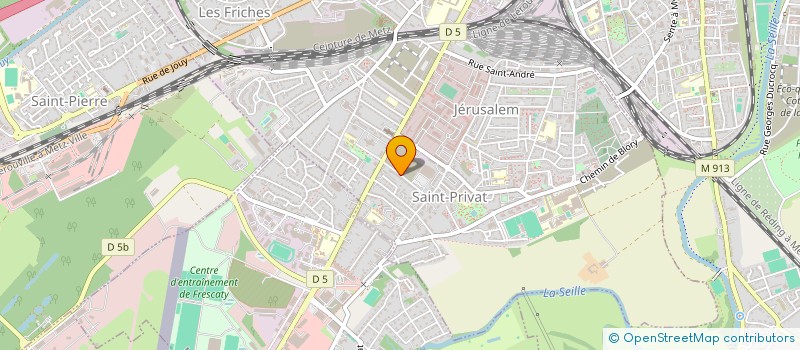 localisation de l'entreprise ECA à MONTIGNY-LES-METZ