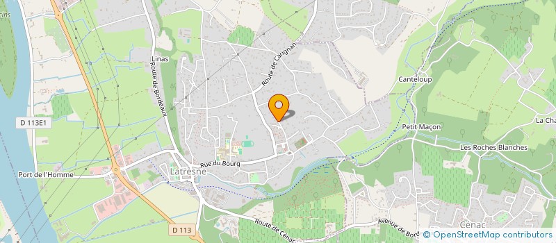 localisation de l'entreprise ECA CONCEPTS  LATRESNE