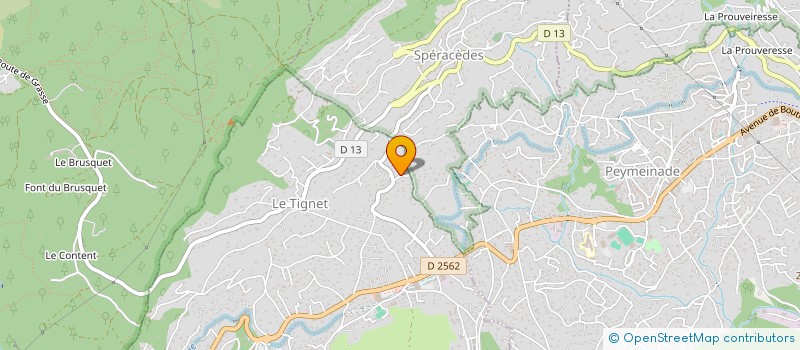localisation de l'entreprise ECA CONSEILS FRANCE à LE TIGNET