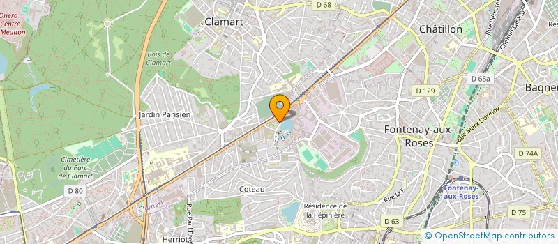 localisation de l'entreprise ECA CONSULTING à CLAMART