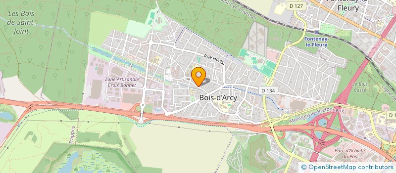 localisation de l'entreprise ECA COURTAGE  BOIS-D'ARCY