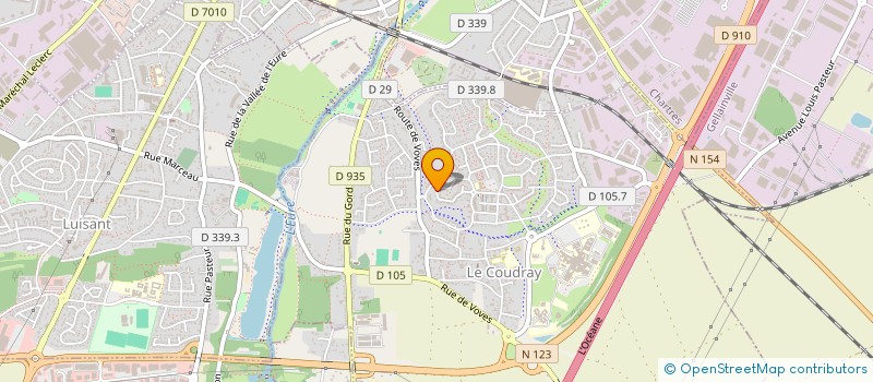 localisation de l'entreprise ECA - ECOUTE ET ANALYSES - AUDIT à LE COUDRAY