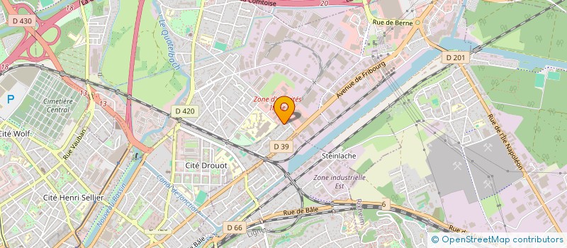 localisation de l'entreprise ECA SARL  ILLZACH