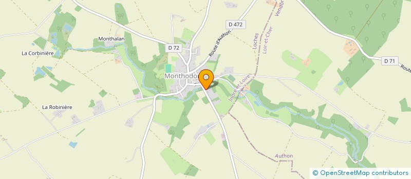 localisation de l'entreprise ECAM  MONTHODON