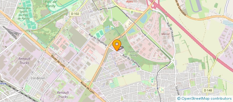 localisation de l'entreprise ECAM ETUD CONSTR APPAR MANUTEN à SAINT-PRIEST