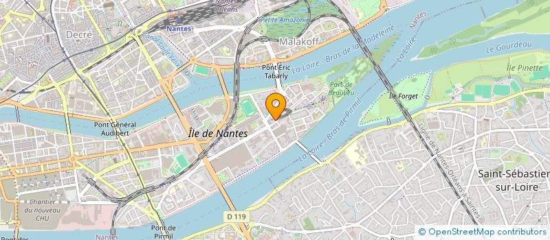 localisation de l'entreprise ECAM IMMOBILIER  NANTES