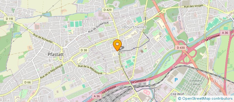 localisation de l'entreprise ECAMELYAH à MULHOUSE