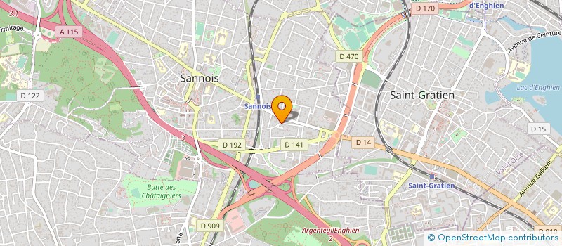 localisation de l'entreprise ECAMIANTE à SANNOIS
