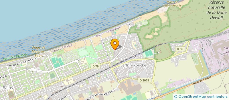 localisation de l'entreprise ECANU  LEFFRINCKOUCKE