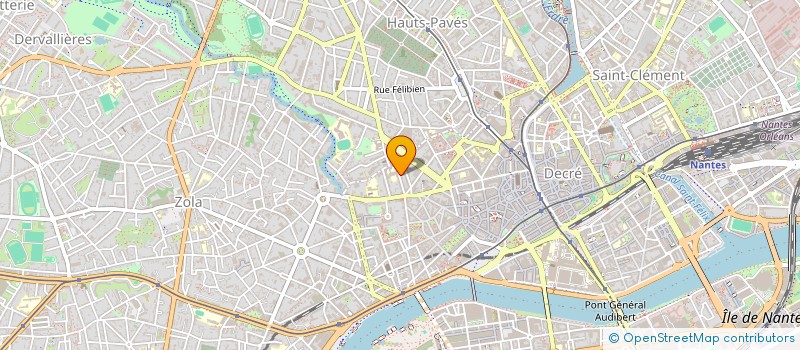 localisation de l'entreprise ECAP à NANTES