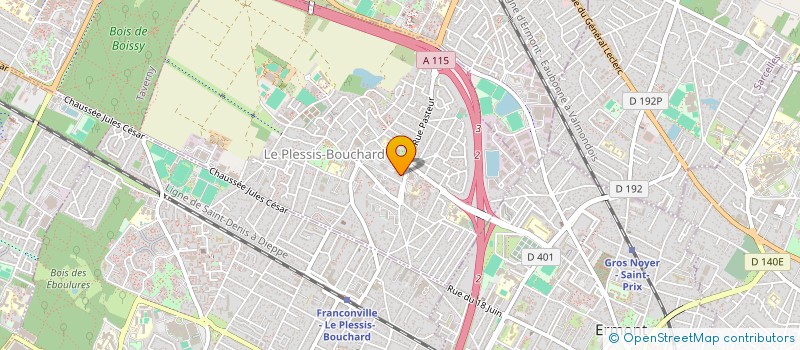 localisation de l'entreprise ECAP BAT à LE PLESSIS-BOUCHARD