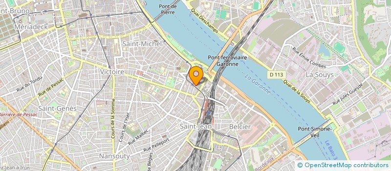 localisation de l'entreprise ECAPS  BORDEAUX