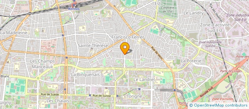 localisation de l'entreprise ECAPSE  RENNES