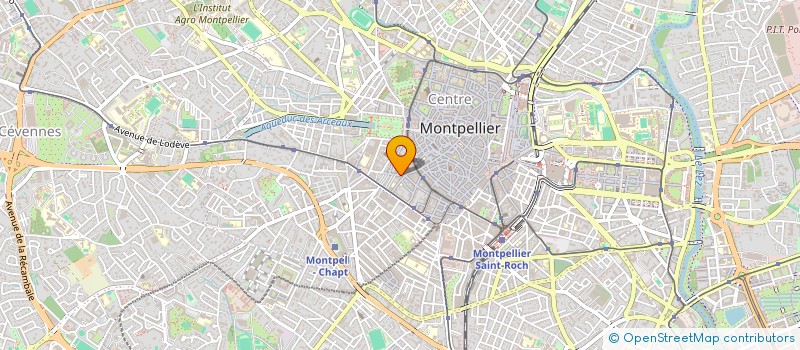localisation de l'entreprise ECAR à MONTPELLIER