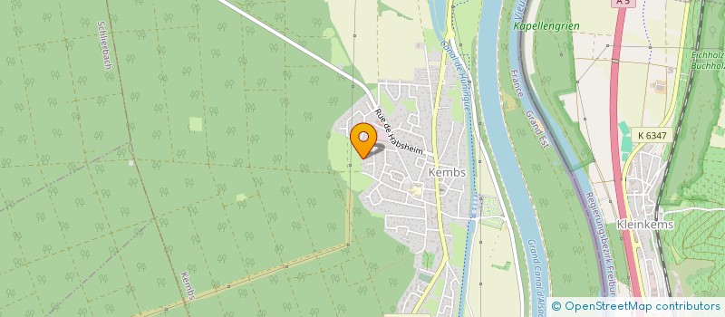 localisation de l'entreprise ECARD  KEMBS