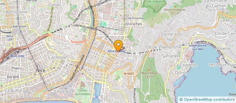 localisation de l'entreprise ECARD INDIVISION  NICE