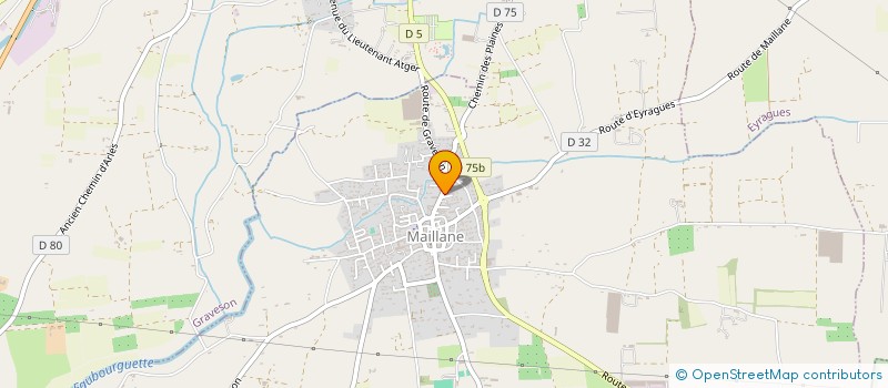 localisation de l'entreprise ECARI  MAILLANE