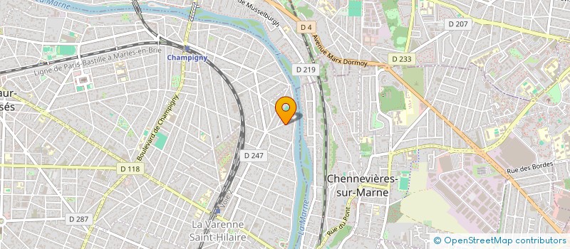 localisation de l'entreprise ECAS à SAINT-MAUR-DES-FOSSES