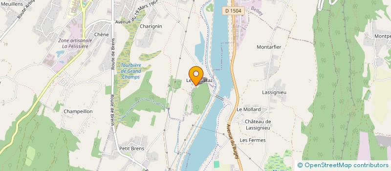 localisation de l'entreprise ECASSAZ  BELLEY