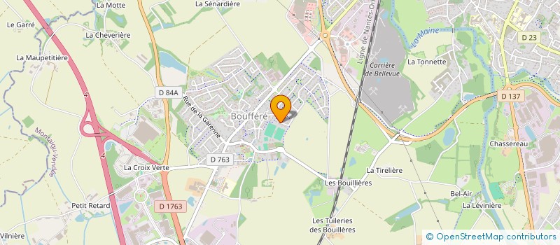 localisation de l'entreprise ECATICE à MONTAIGU-VENDEE