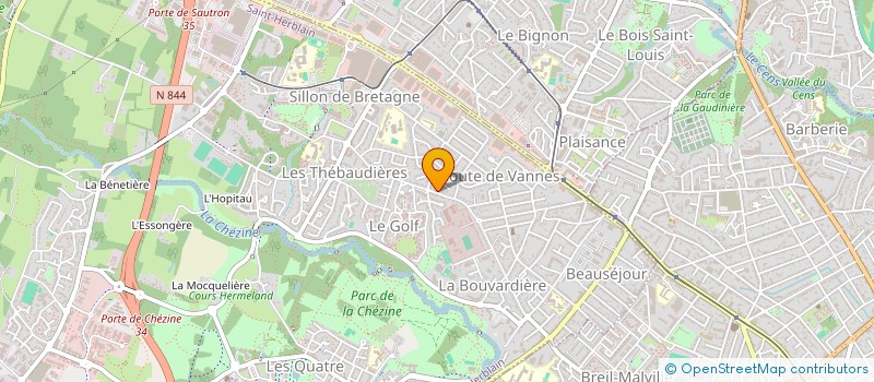 localisation de l'entreprise ECATO PRODUCTION  ST-HERBLAIN