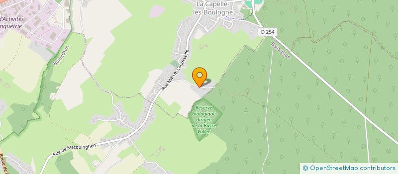 localisation de l'entreprise ECAULT DANSE  SAINT-ETIENNE-AU-MONT