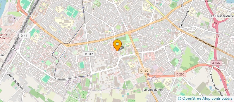localisation de l'entreprise ECAUMEX à ANGERS