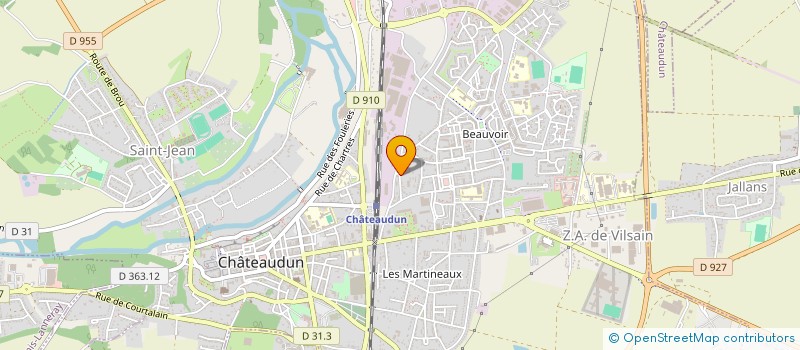 localisation de l'entreprise ECB à CHATEAUDUN